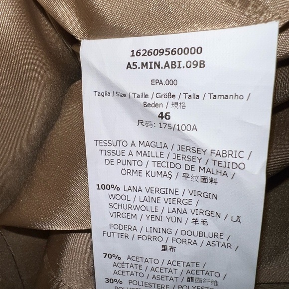 MaxMara camel dress size 46 (12-14) - Picture 6 of 7